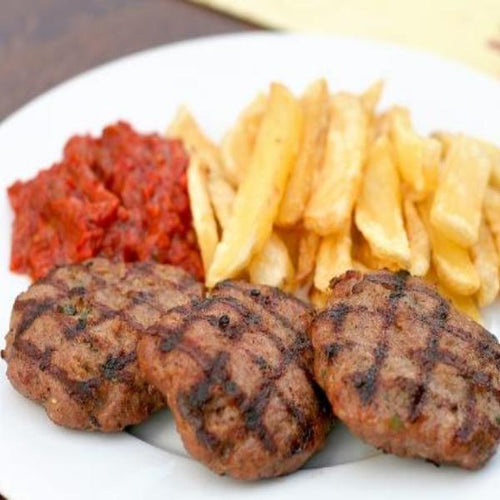 Food - Bulgarian Traditional BBQ Burger - Kyufte 900 Gr
