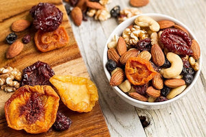 Gift Baskets - Nuts And Fruit Harvest Basket