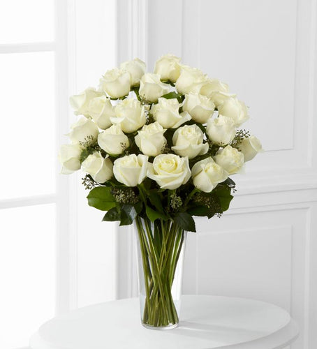 Flowers - White Rose Bouquet