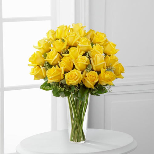 Flowers - Yellow Rose Bouquet