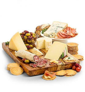 Food - Assorted Bulgarian Cheese And Kashkaval, Charcuterie Gift Basket