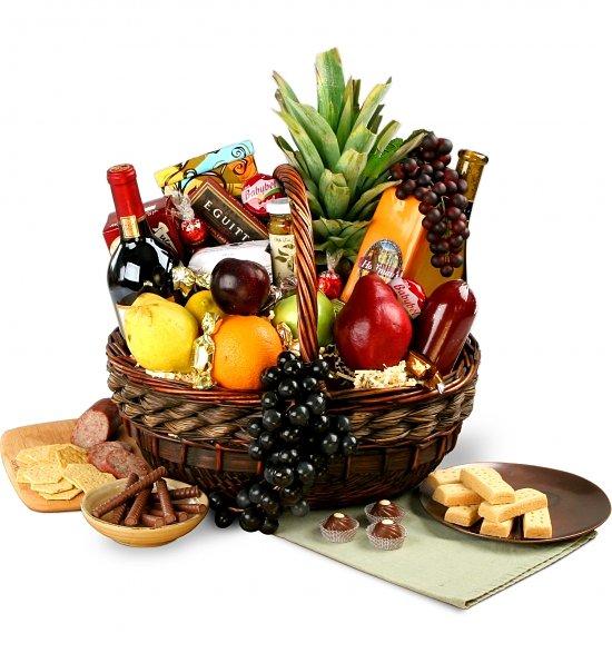 Gift Baskets - Executive Wine, Fruit & Gourmet Bulgarian Gift Basket