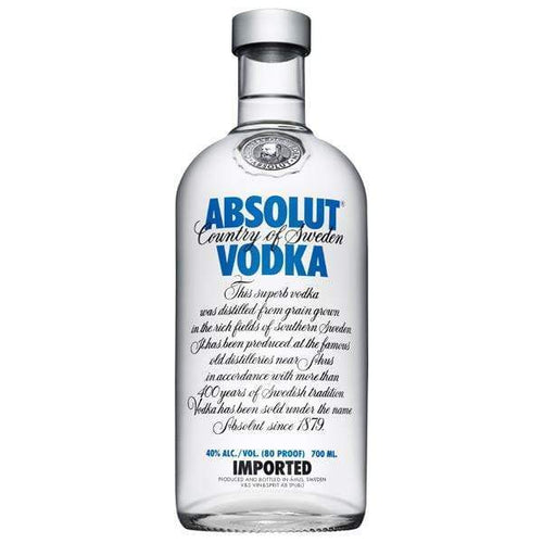 Liquor - Vodka Absolut 700ml