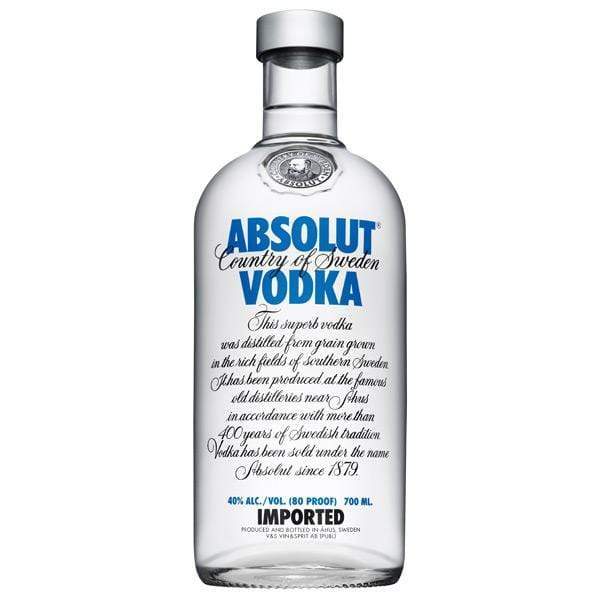 Liquor - Vodka Absolut 700ml