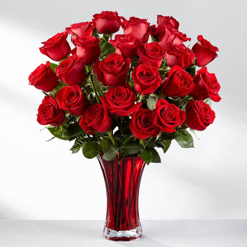 Flowers - In Love With Red Roses Bouquet